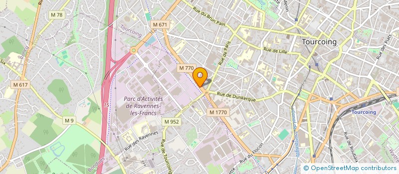 localisation de l'entreprise MONSIEUR ABDELHALIM KEDAD  TOURCOING