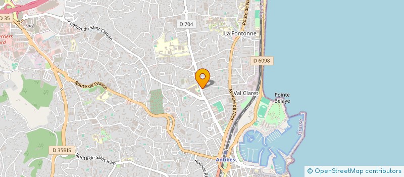 localisation de l'entreprise MONSIEUR ABDELHALIM MACHEHALEK à ANTIBES