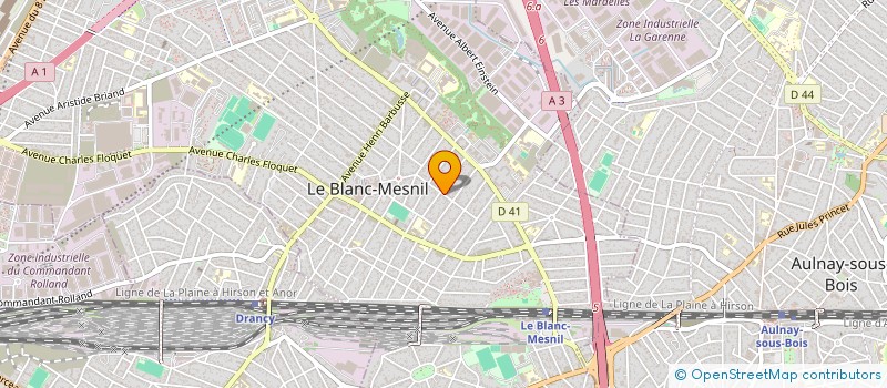 localisation de l'entreprise MONSIEUR ABDELHALIM MIRI à LE BLANC-MESNIL