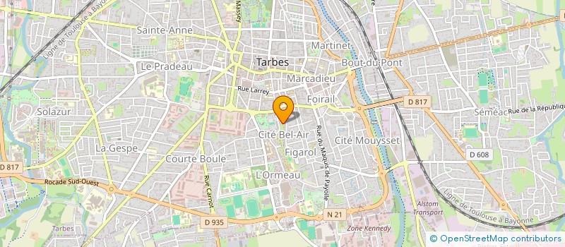 localisation de l'entreprise MONSIEUR ABDELHALIM REZIK  TARBES