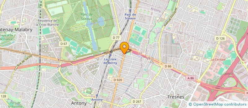 localisation de l'entreprise MONSIEUR ABDELHALIM ZEGHAD à ANTONY