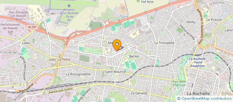 localisation de l'entreprise MONSIEUR ABDELHAMID ALIAN  LA ROCHELLE