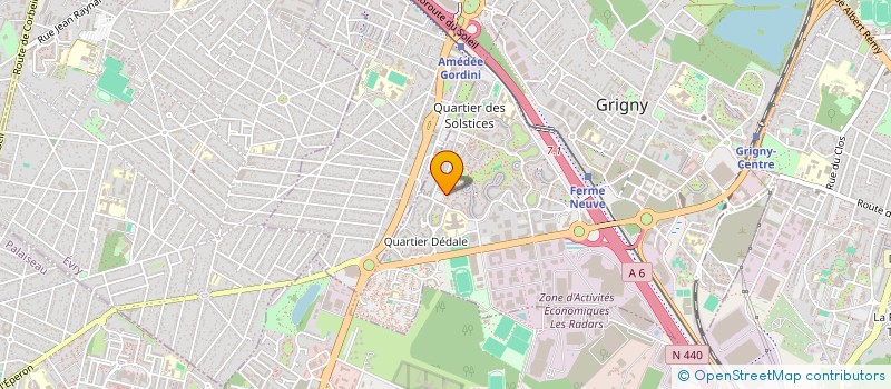 localisation de l'entreprise MONSIEUR ABDELHAMID ALLALI  GRIGNY