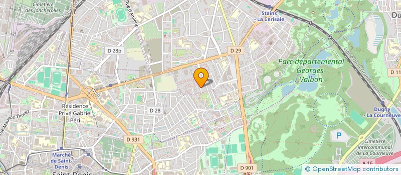localisation de l'entreprise MONSIEUR ABDELHAMID BELKADI à STAINS