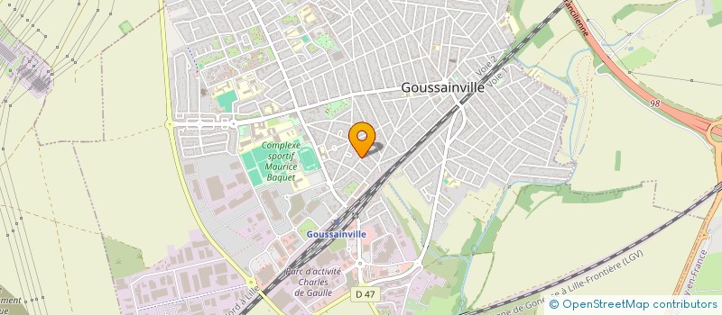 localisation de l'entreprise MONSIEUR ABDELHAMID BOUAZZAOUI à GOUSSAINVILLE