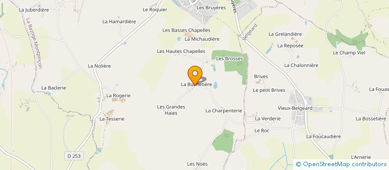 localisation de l'entreprise MONSIEUR ABDELHAMID BOUBIDI  LA BAZOGE MONTPINCON