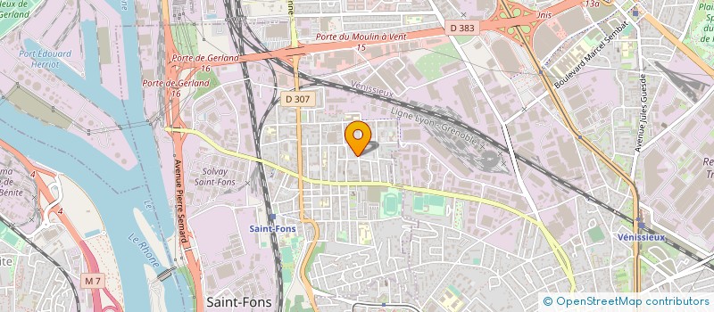localisation de l'entreprise MONSIEUR ABDELHAMID BOUDRA à SAINT-FONS