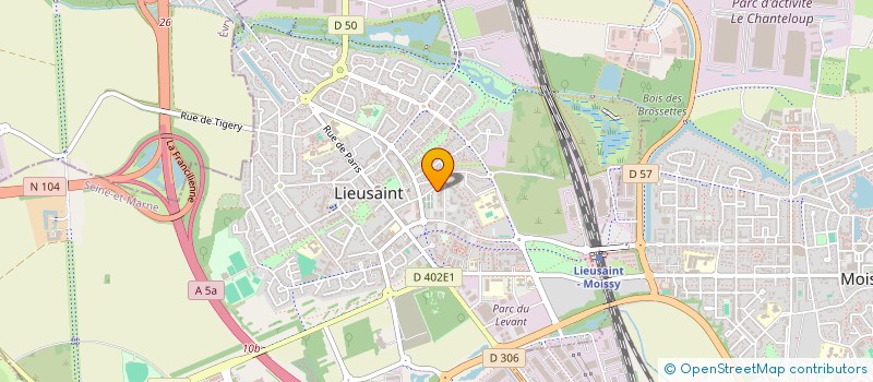 localisation de l'entreprise MONSIEUR ABDELHAMID BRIOUEG  LIEUSAINT