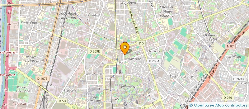 localisation de l'entreprise MONSIEUR ABDELHAMID DAHOUAS  GRENOBLE