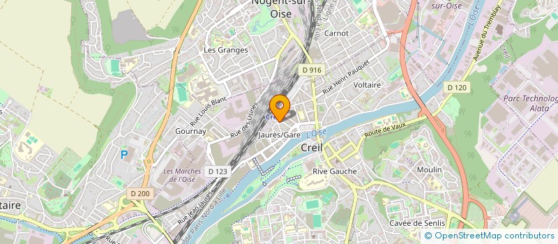 localisation de l'entreprise MONSIEUR ABDELHAMID DARDOUR  CREIL