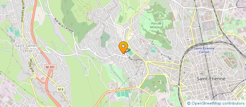 localisation de l'entreprise MONSIEUR ABDELHAMID DJEMOUAI  SAINT-ETIENNE