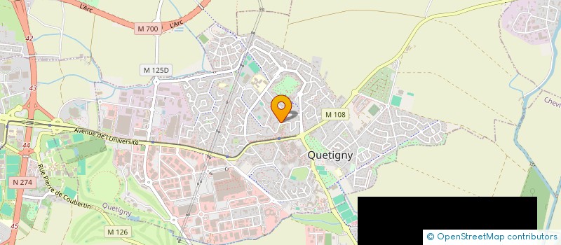 localisation de l'entreprise MONSIEUR ABDELHAMID EDDAJIBI à QUETIGNY
