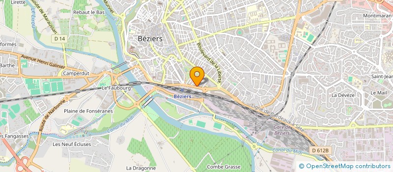 localisation de l'entreprise MONSIEUR ABDELHAMID EL OUARDI à BEZIERS