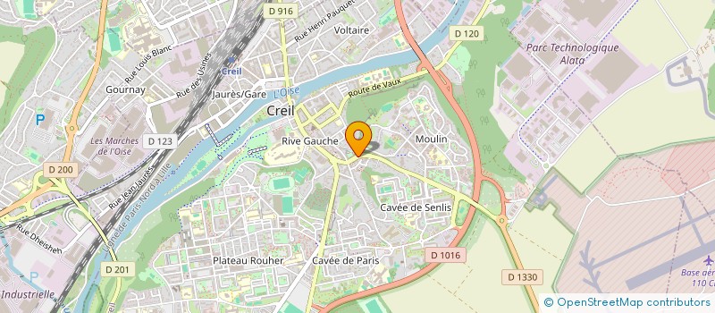 localisation de l'entreprise MONSIEUR ABDELHAMID EL YAMANI  CREIL