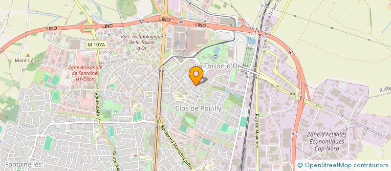 localisation de l'entreprise MONSIEUR ABDELHAMID FSIAN à DIJON