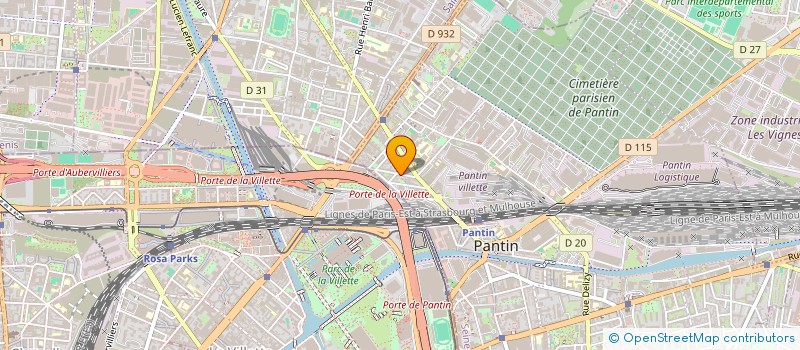 localisation de l'entreprise MONSIEUR ABDELHAMID GHARBI  PANTIN