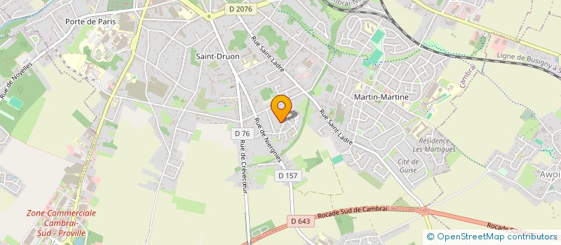 localisation de l'entreprise MONSIEUR ABDELHAMID HAIED à CAMBRAI
