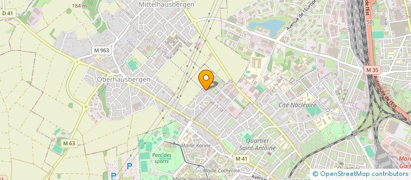 localisation de l'entreprise MONSIEUR ABDELHAMID HAILI  OBERHAUSBERGEN