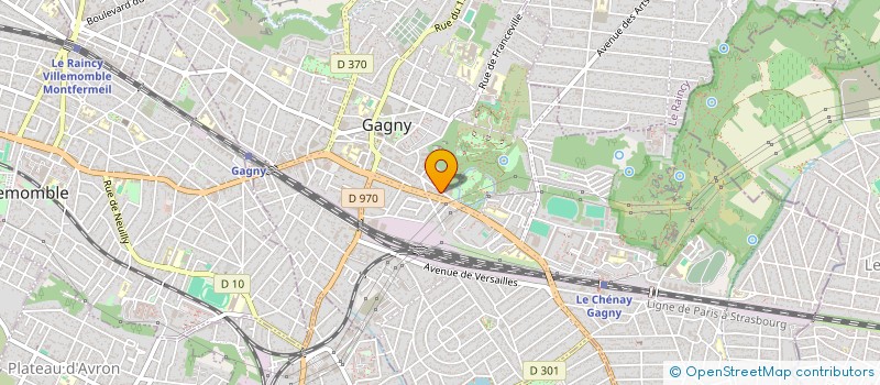 localisation de l'entreprise MONSIEUR ABDELHAMID HAMILA à GAGNY