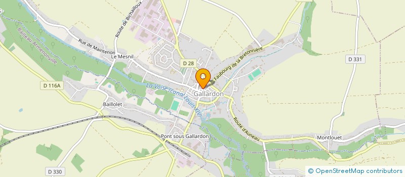 localisation de l'entreprise MONSIEUR ABDELHAMID HATTAB à GALLARDON