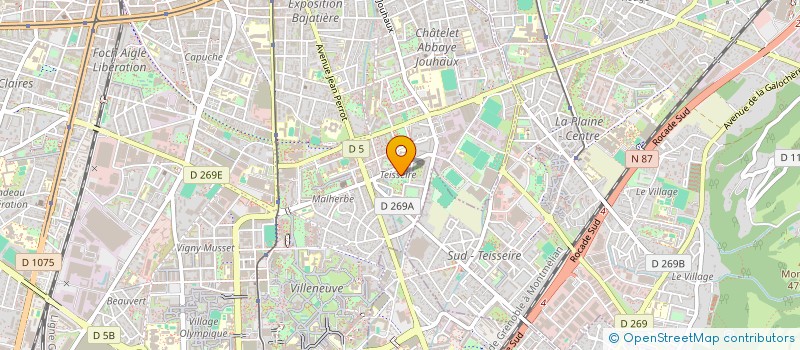 localisation de l'entreprise MONSIEUR ABDELHAMID ISSAAD  GRENOBLE