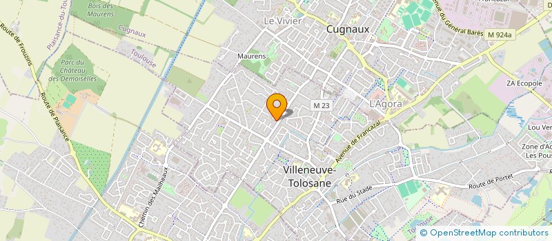 localisation de l'entreprise MONSIEUR ABDELHAMID KHALEF à VILLENEUVE-TOLOSANE