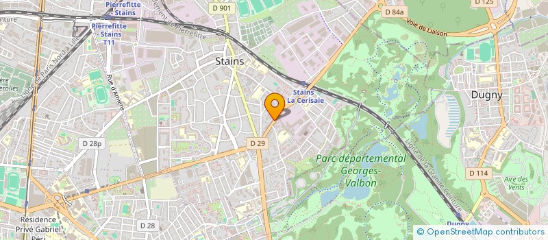localisation de l'entreprise MONSIEUR ABDELHAMID KOURICHI à STAINS