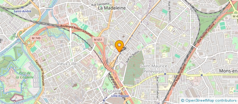 localisation de l'entreprise MONSIEUR ABDELHAMID LASSHAB à LA MADELEINE