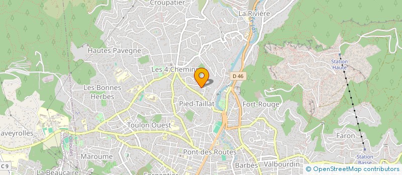 localisation de l'entreprise MONSIEUR ABDELHAMID MADOUI  TOULON