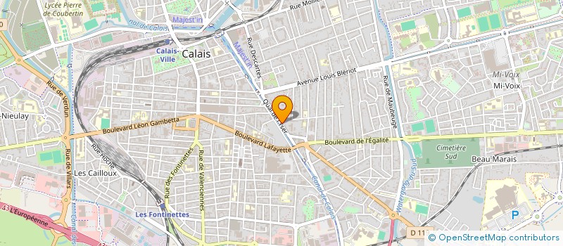 localisation de l'entreprise MONSIEUR ABDELHAMID MAROUANI à CALAIS