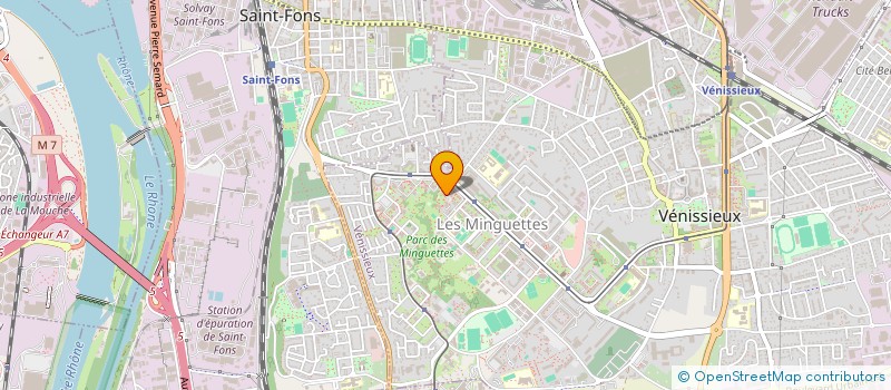 localisation de l'entreprise MONSIEUR ABDELHAMID MEBARKI  VENISSIEUX