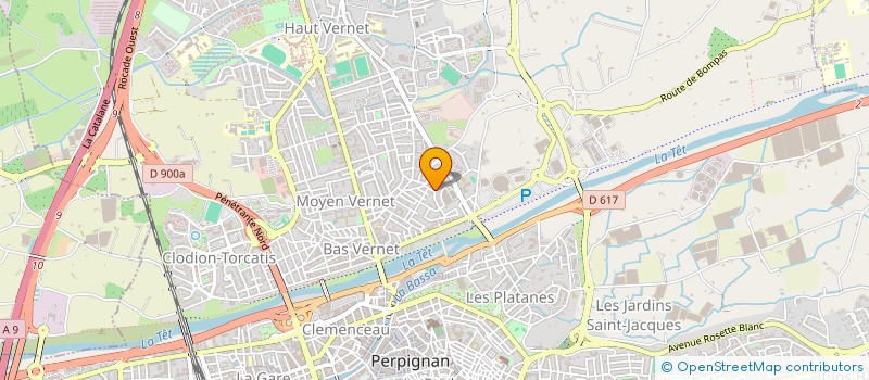 localisation de l'entreprise MONSIEUR ABDELHAMID MOKHTARI  PERPIGNAN