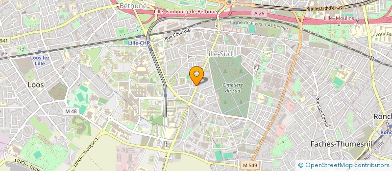 localisation de l'entreprise MONSIEUR ABDELHAMID MOSBAH à LILLE