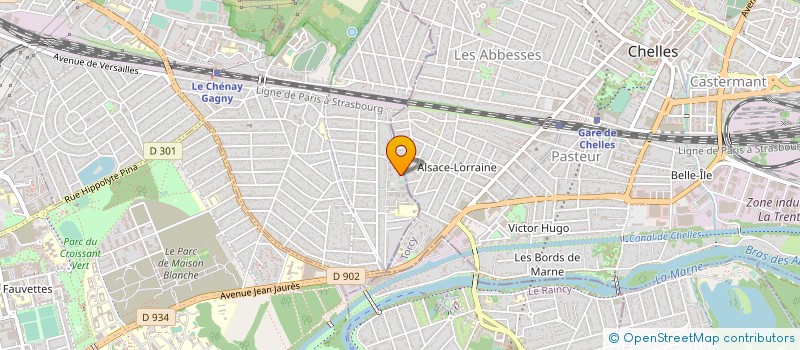 localisation de l'entreprise MONSIEUR ABDELHAMID NABI à GAGNY