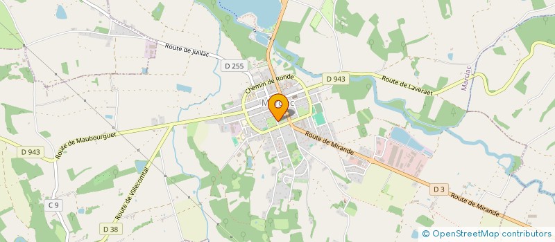 localisation de l'entreprise MONSIEUR ABDELHAMID OUAZIZ  MARCIAC