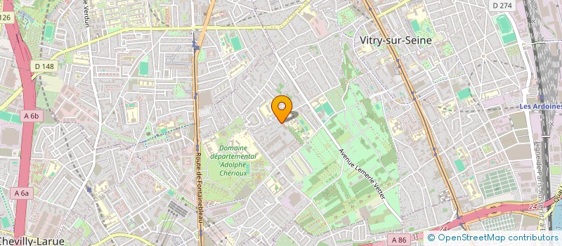 localisation de l'entreprise MONSIEUR ABDELHAMID OUKHNA  VITRY SUR SEINE