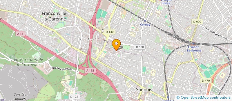 localisation de l'entreprise MONSIEUR ABDELHAMID RAHAL  SANNOIS