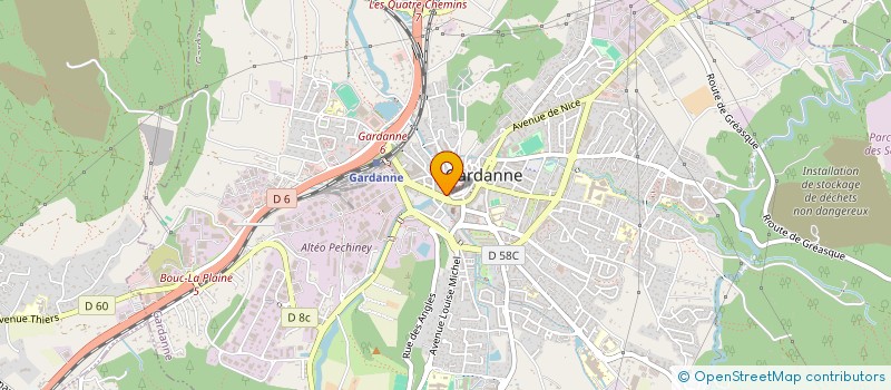 localisation de l'entreprise MONSIEUR ABDELHAMID RAJHI à GARDANNE