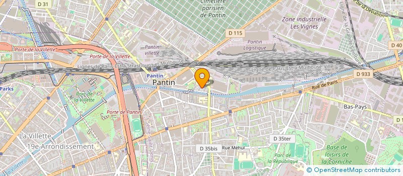 localisation de l'entreprise MONSIEUR ABDELHAMID SALMI à PANTIN