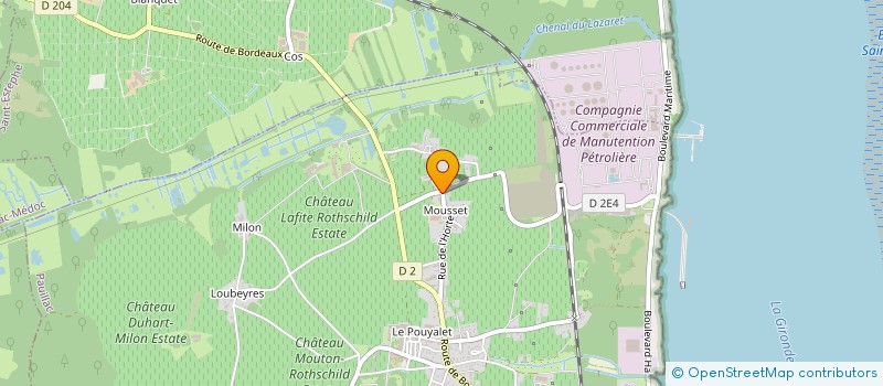 localisation de l'entreprise MONSIEUR ABDELHAMID SBAA  PAUILLAC