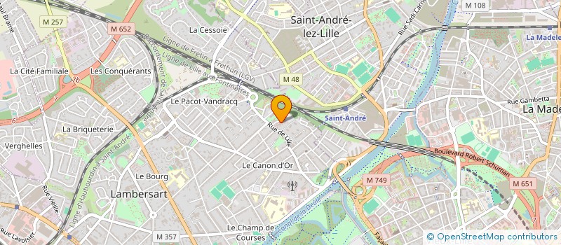 localisation de l'entreprise MONSIEUR ABDELHAMID TAHA à LAMBERSART