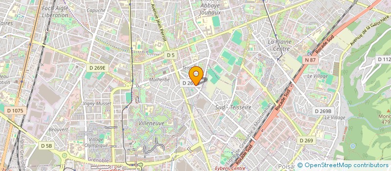 localisation de l'entreprise MONSIEUR ABDELHAMID TOUIR à GRENOBLE