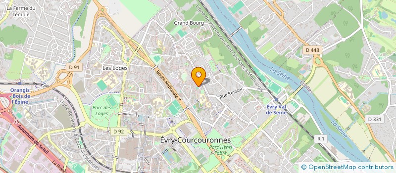 localisation de l'entreprise MONSIEUR ABDELHAMID TRIFI  EVRY-COURCOURONNES