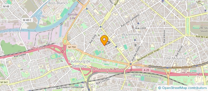 localisation de l'entreprise MONSIEUR ABDELHAMID YAHIAOUI à LILLE