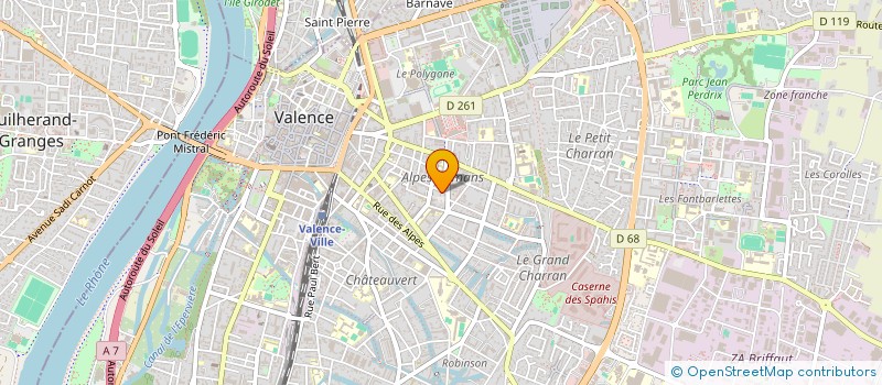 localisation de l'entreprise MONSIEUR ABDELHAMID YASSINE YAYA  VALENCE