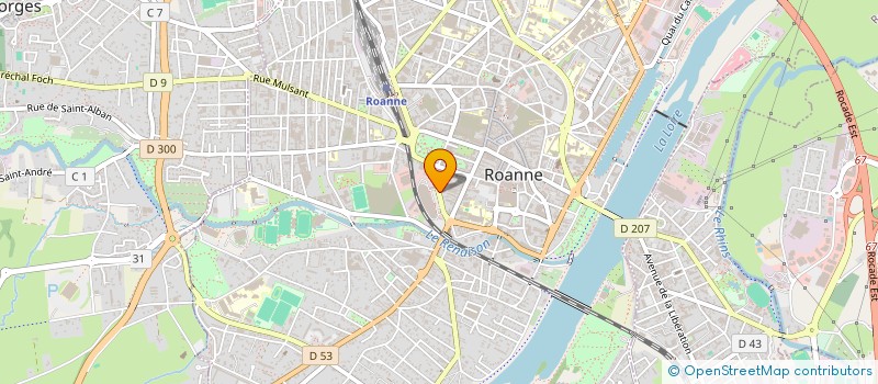 localisation de l'entreprise MONSIEUR ABDELHAMMID RAHMOUNI  ROANNE