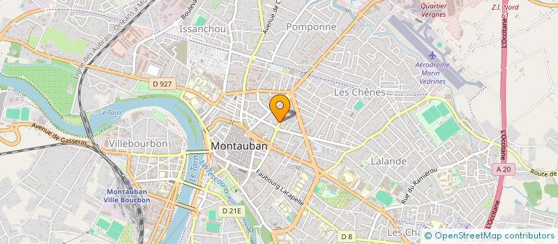 localisation de l'entreprise MONSIEUR ABDELHAQ EL BAKKAL  MONTAUBAN