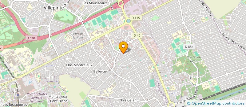 localisation de l'entreprise MONSIEUR ABDELHAQ HADANI à VILLEPINTE