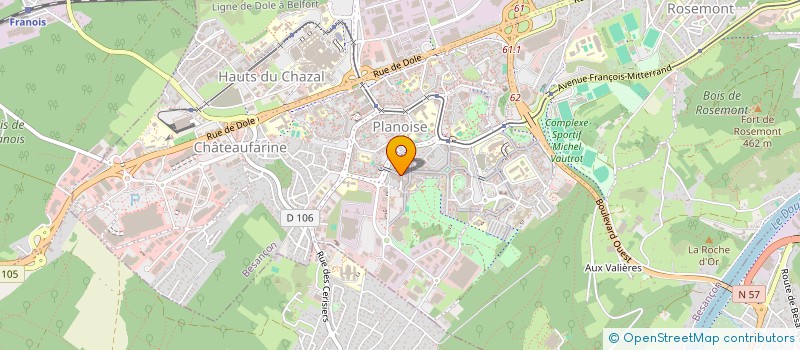 localisation de l'entreprise MONSIEUR ABDELHAQ HAKKAR  BRON