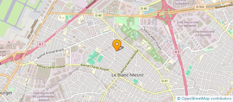localisation de l'entreprise MONSIEUR ABDELHASAK ICHE à LE BLANC-MESNIL